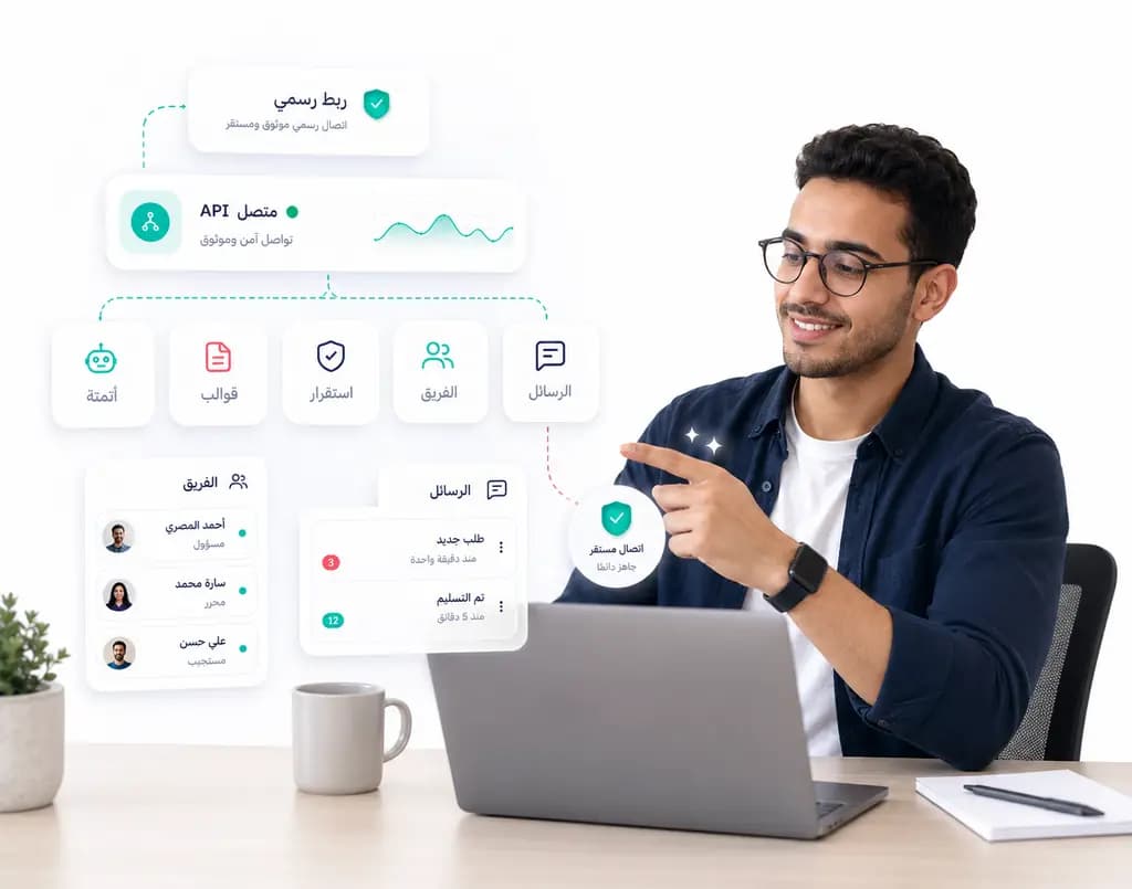 Official WhatsApp Business API conversations managed inside Taly
